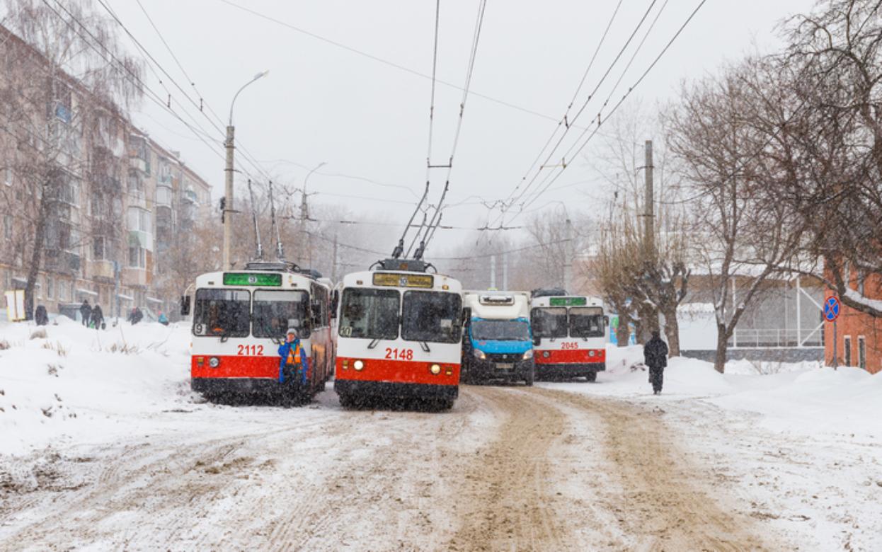 Троллейбусы не идут по ул. Клубной в Ижевске