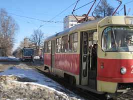 С 14 февраля трамваи в нашем городе стали ходить реже