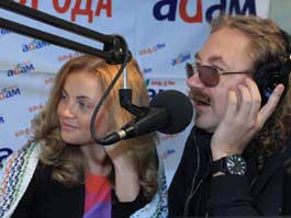В открытую студию радио «Адам» заглянул и Игорь Николаев
