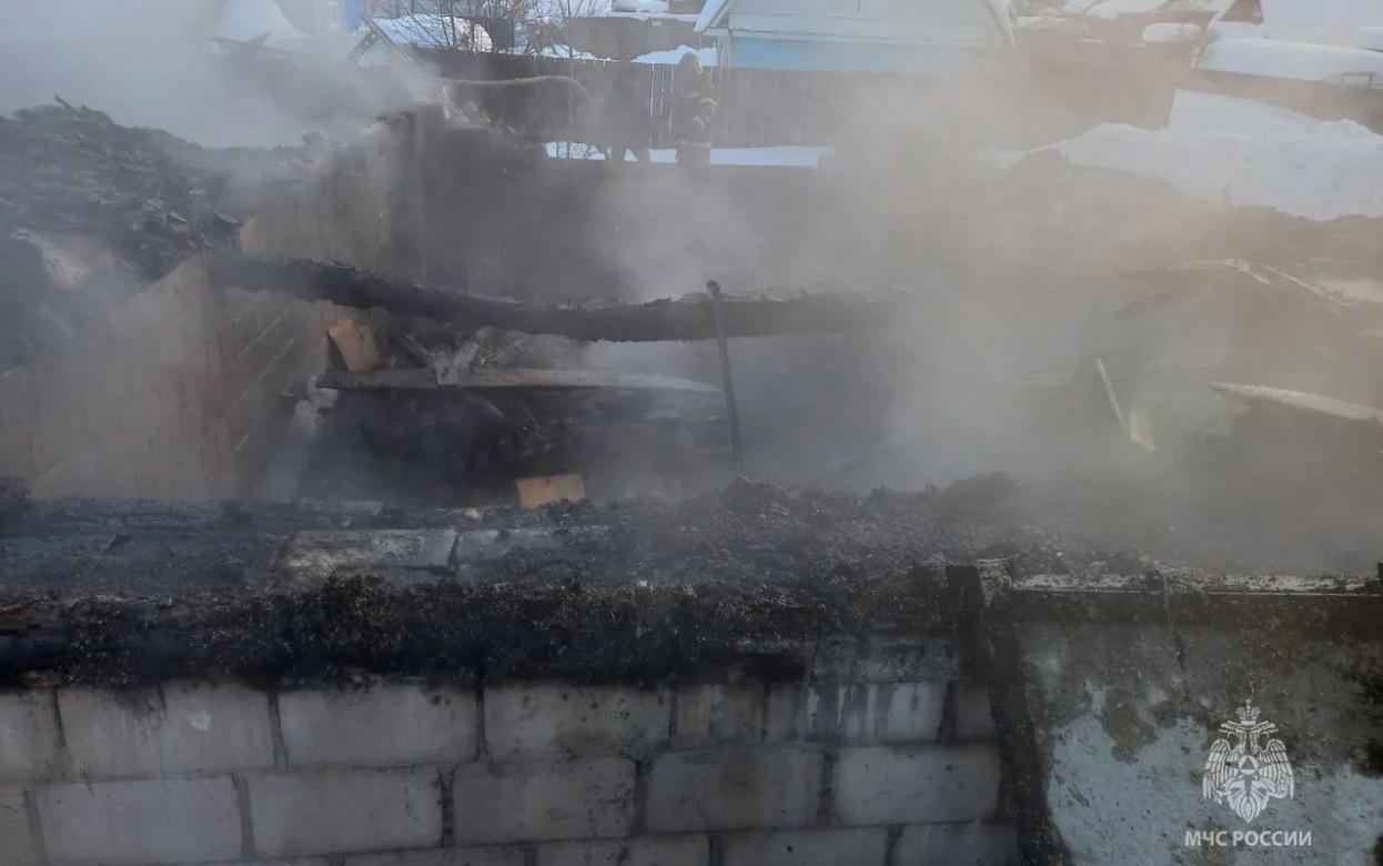 Дети при помощи петарды сожгли дом под Ижевском