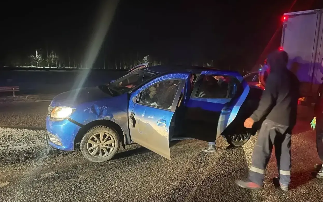 Пожилой водитель «Рено» погиб в Удмуртии, врезавшись в бетонный разделитель