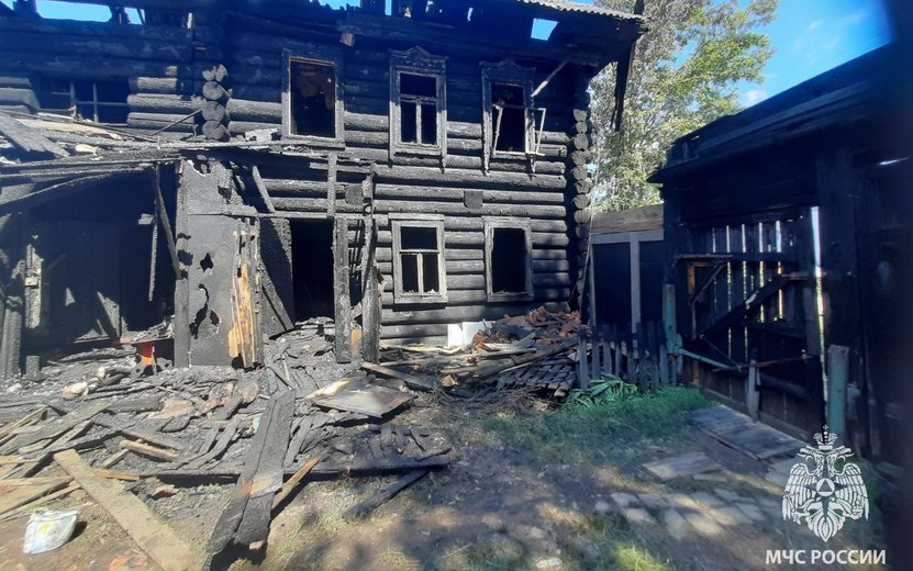 Женщина погибла при пожаре на ул. Красной в Ижевске