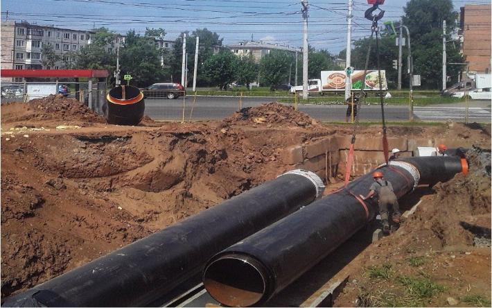 Четыре крупных узловых участка магистральных теплосетей обновят в Ижевске