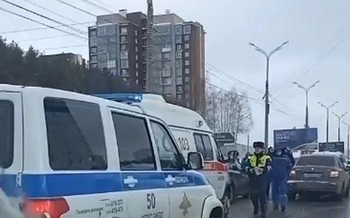 Пешехода сбили на ул. 10 лет Октября в Ижевске