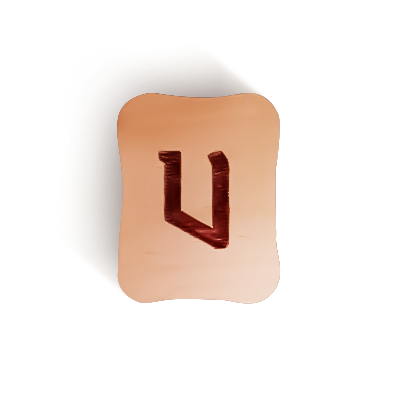 Уруз (ᚢ) - перевернутое