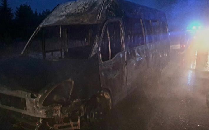 СК начал проверку по факту возгорания автобуса в Удмуртии