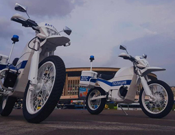 Фото: Ижевский «Концерн «Калашников» представил электромотоциклы «ИЖ» для полиции