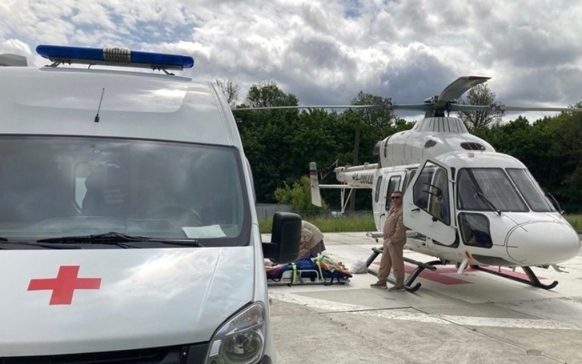 Почти 150 вылетов совершил санитарный вертолет в Удмуртии с начала года