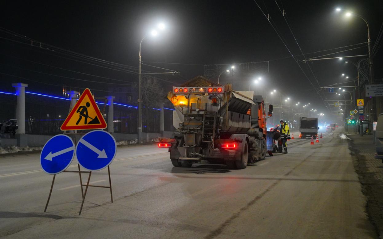 Почти 10 тыс. кв. м ям устранили на дорогах Ижевска