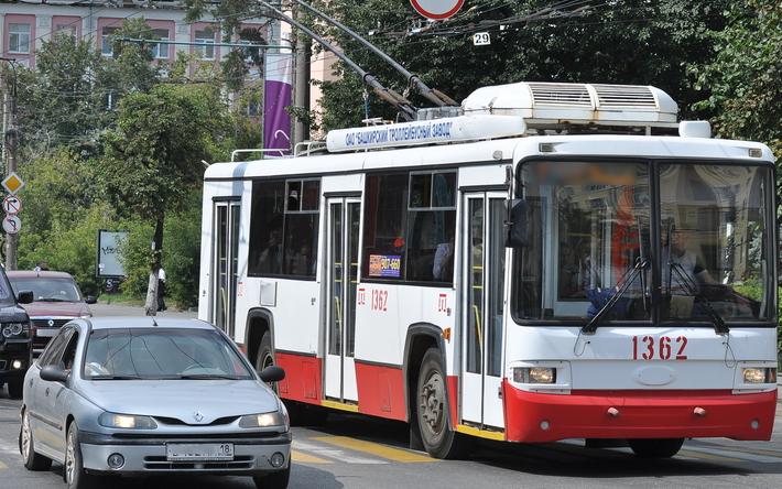 Троллейбус № 14 изменит маршрут утром 4 июля в Ижевске