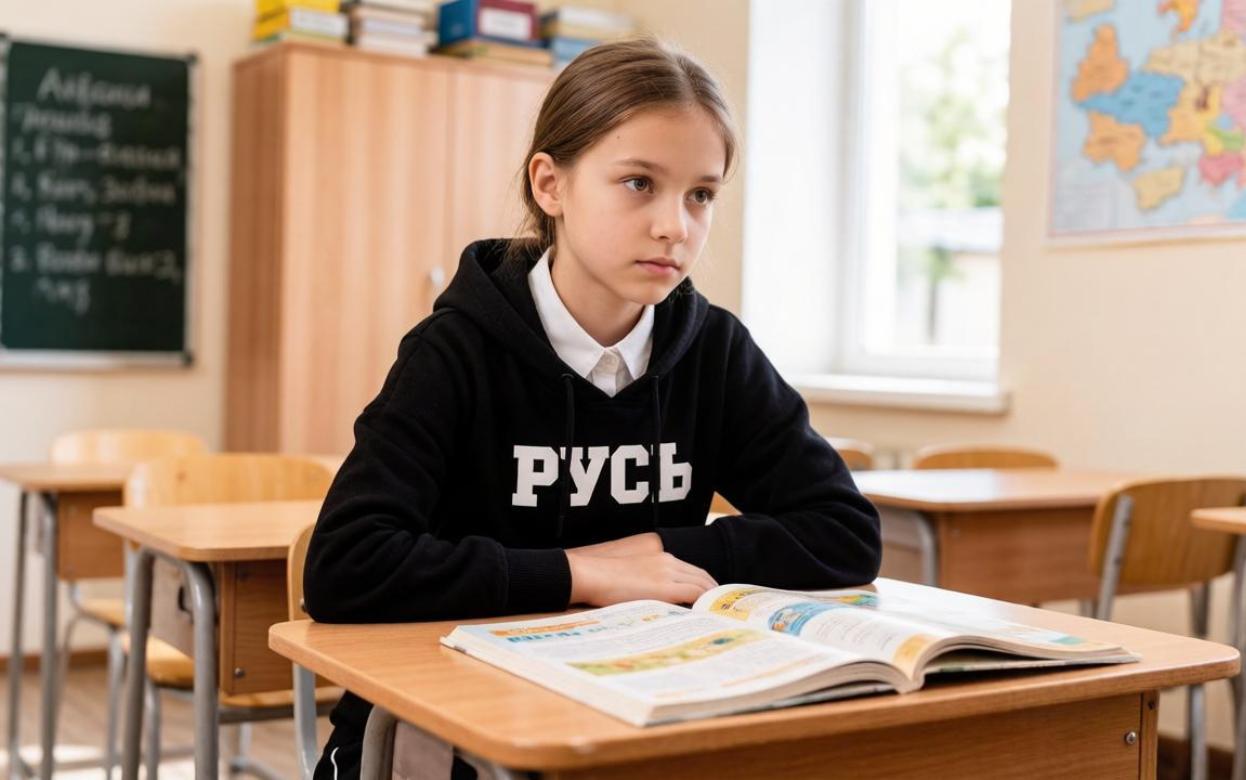 Школьникам запретили носить одежду с иностранными словами