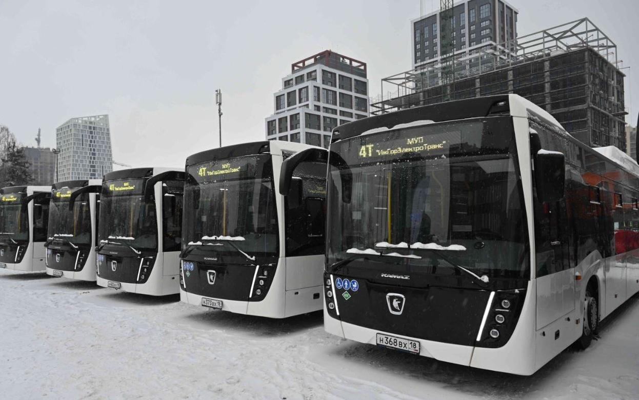 50 новых автобусов поступило в Ижевск