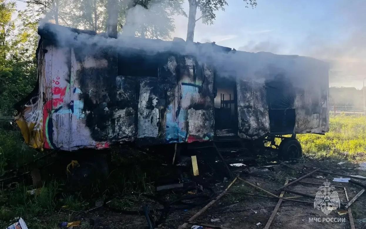 Дети устроили два пожара в Можге