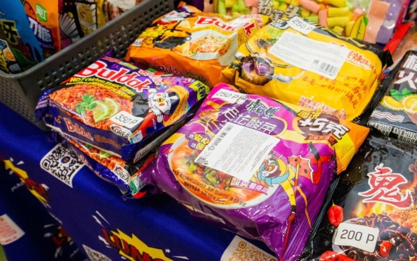 На фестивале можно было попробовать и настоящую китайскую и корейскую лапшу