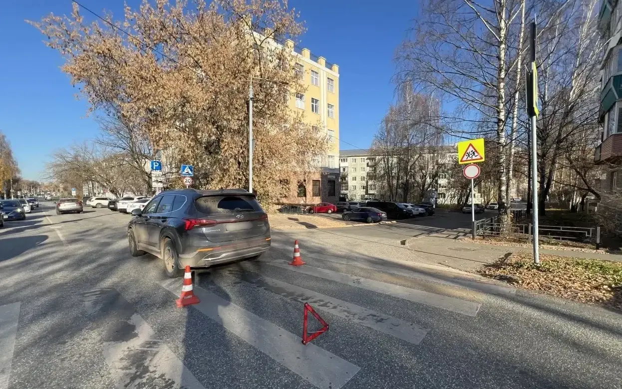 Водитель «Хендэ» сбил 10-летнего велосипедиста на «зебре» в Ижевске