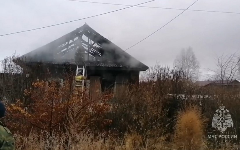 61-летний мужчина погиб при пожаре в Удмуртии 