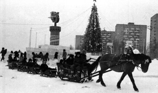 Центральная площадь Ижевска. 1980-е