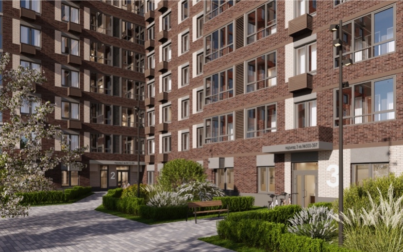 Красивые фасады, продуманные дворы, зеленая территория. Фото: Nonamegroup.