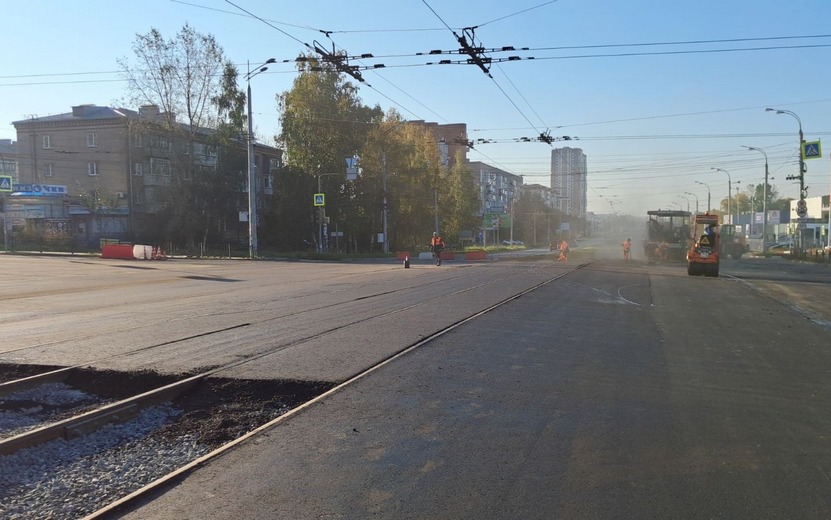 Движение транспорта через перекресток Маркса – Либкнехта открыли в Ижевске