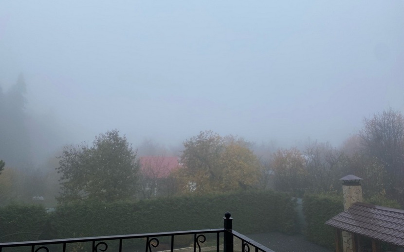 Туман в Ижевске 17 октября. Фото: Елизавета Четверикова