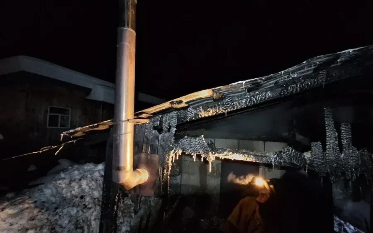 Баня сгорела в Шарканском районе Удмуртии