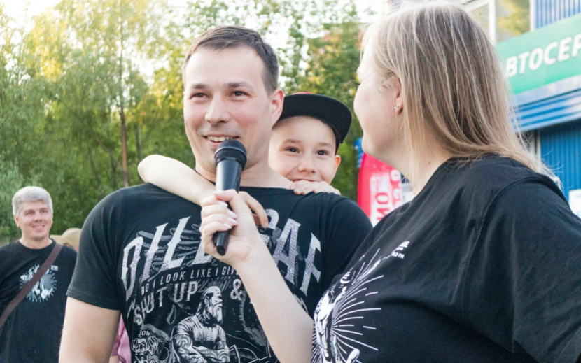 Интервью с победителем. Фото: Данил Иванов