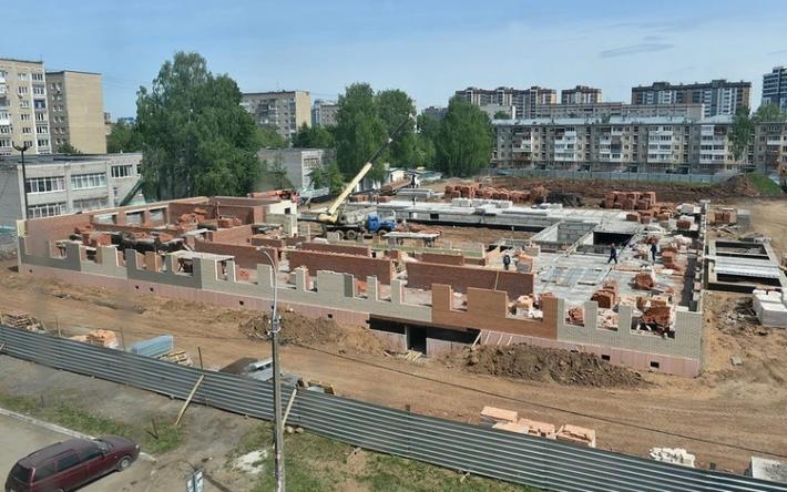 Строительство школы №61 в Ижевске планируют завершить к концу 2023 года