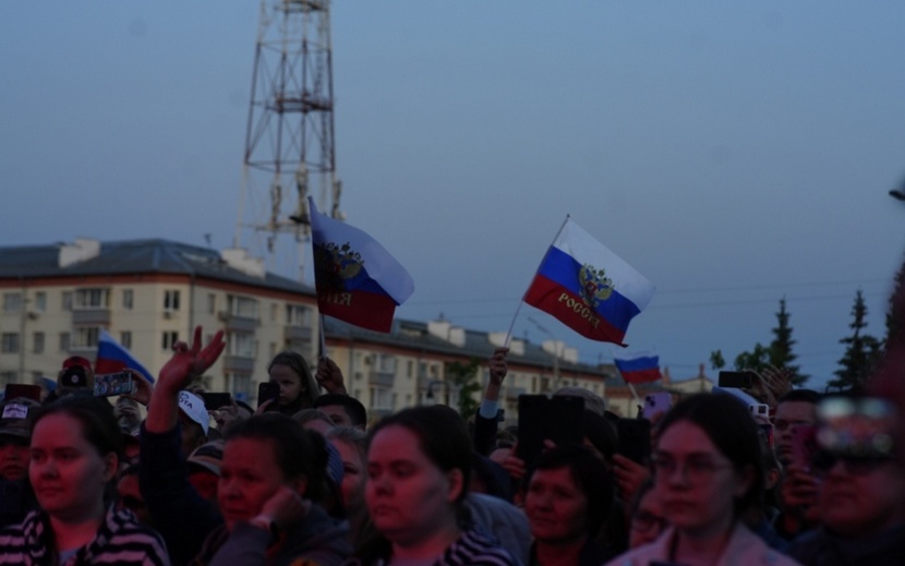 Выступление Олега Газманова на Дне города в Ижевске. Фото: Маша Бакланова