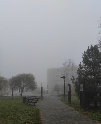 Туман в Ижевске 17 октября. Фото: Ксения Аксенова