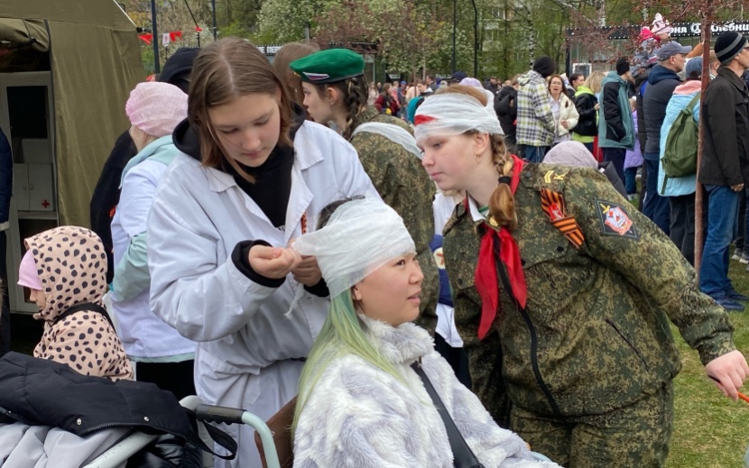 Желающие смогли стать почувствовать себя врачами и пациентами военного госпиталя