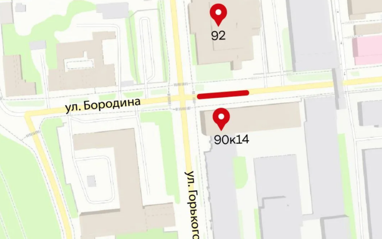 Движение по ул. Бородина закрыли в Ижевске