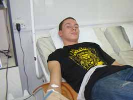 Ижевчанин Леонид Болкисев, студент Профессионального лицея пищевой промышленности: «Я рад, что стал донором. Возможно, в будущем моя кровь кому-то пригодится»