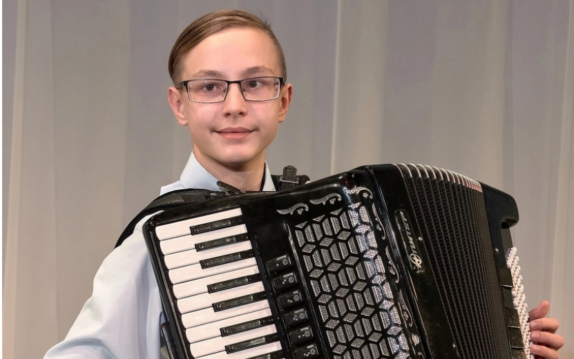 14-летний уроженец Удмуртии стал чемпионом России по аккордеону