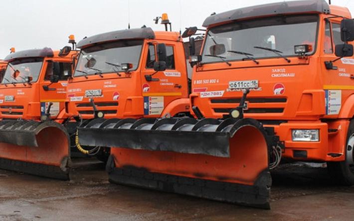 Чистить улицы Ижевска от снега этой зимой будут 282 единицы техники