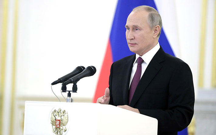 Президент страны Владимир Путин выступит 21 февраля с посланием Федеральному собранию