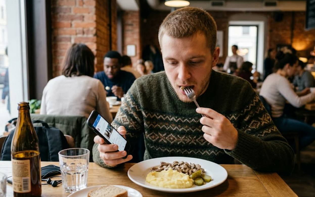 Едим с телефоном в руках: чем это грозит