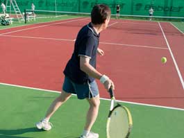 К. Ившин. Новый теннисный корт в Чекериле