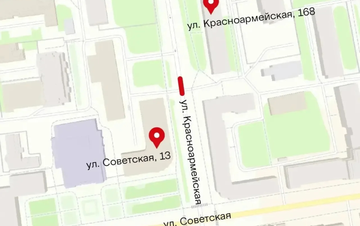 В Ижевске на три дня перекроют участок улицы Красноармейской из-за реконструкции теплосети