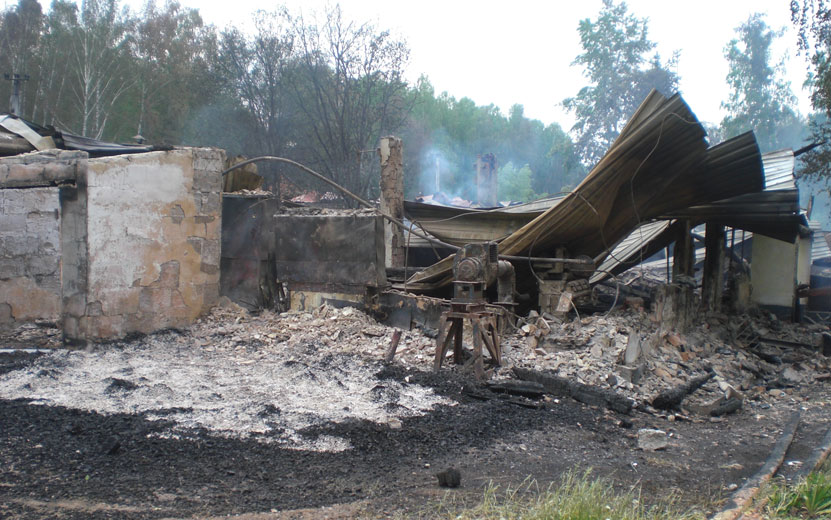 Более 10 лет назад в Пугачево загорелся склад боеприпасов