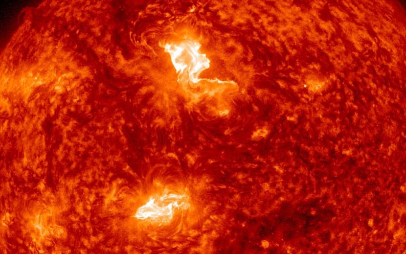 Крупные вспышки на Солнце зафиксированы 23 марта космическим телескопом AIA на спутнике SDO. Фото: xras.ru
