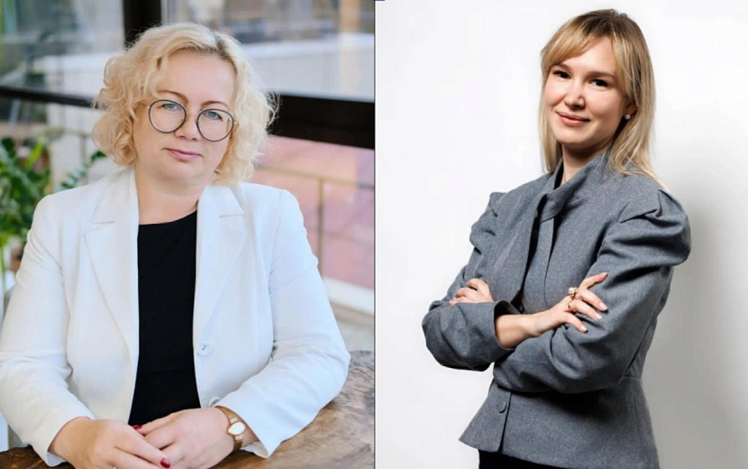 Елена Мухаметдинова и Светлана Коровина, фото: пресс-служба Главы и правительства Удмуртии