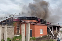 Хлебозавод загорелся в Уве