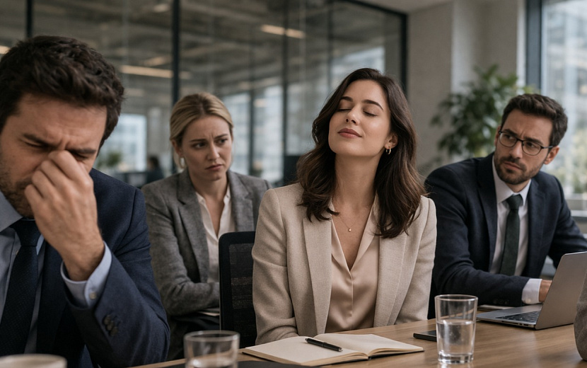 Неправильно подобранный аромат может незаметно оттолкнуть коллег и испортить деловую репутацию. Фото: Chat GPT