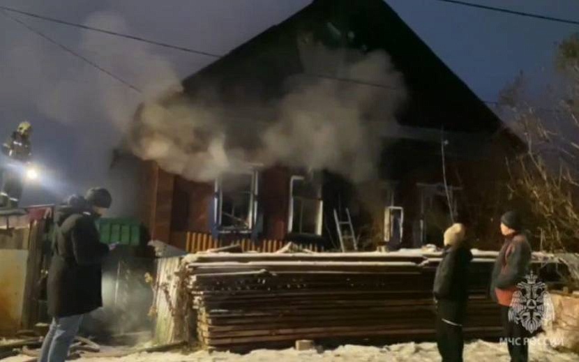 Фото: скриншот видео от МЧС Удмуртии
