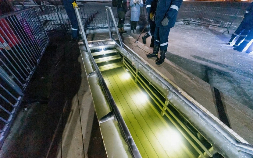 Жители могут окунуться в купель в понедельник 19 января. Фото: Мария Бакланова