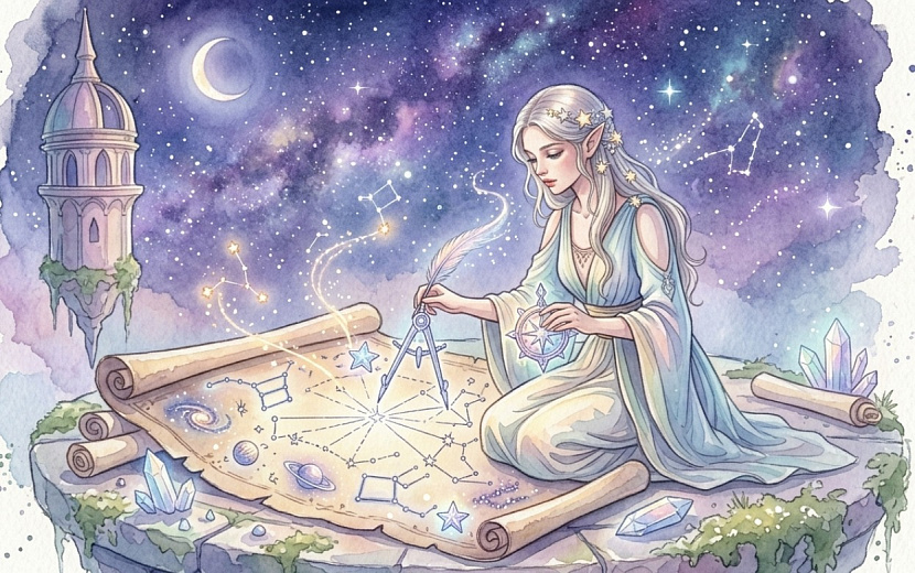 Помните: звезды лишь расставляют дорожные знаки, а куда повернуть руль – решаете вы сами. Фото: Nana Banana 2