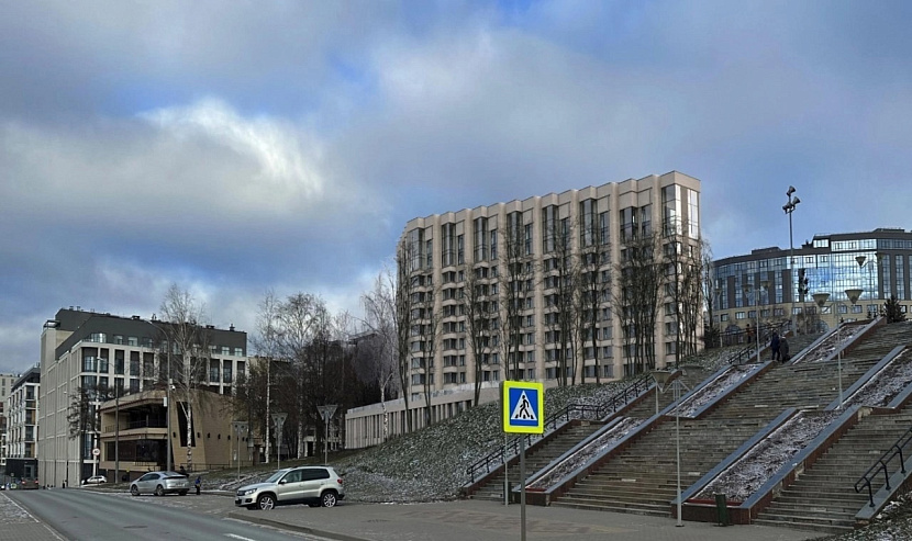 Эскизный проект гостиницы на месте сквера. Фото: vk.ru/antey18