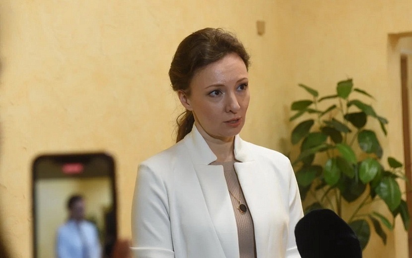 Анна Кузнецова в Ижевске, фото: пресс-служба главы и правительства Удмуртии