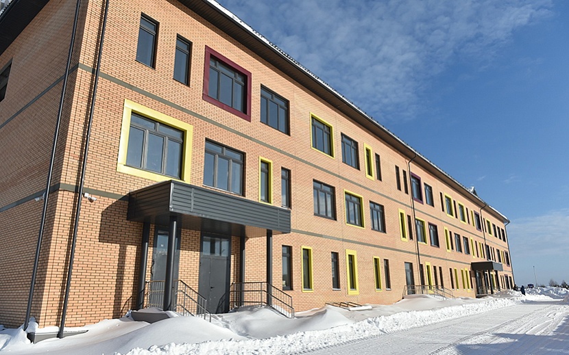 Новое здание Ягульской школы. Фото: правительство Удмуртии