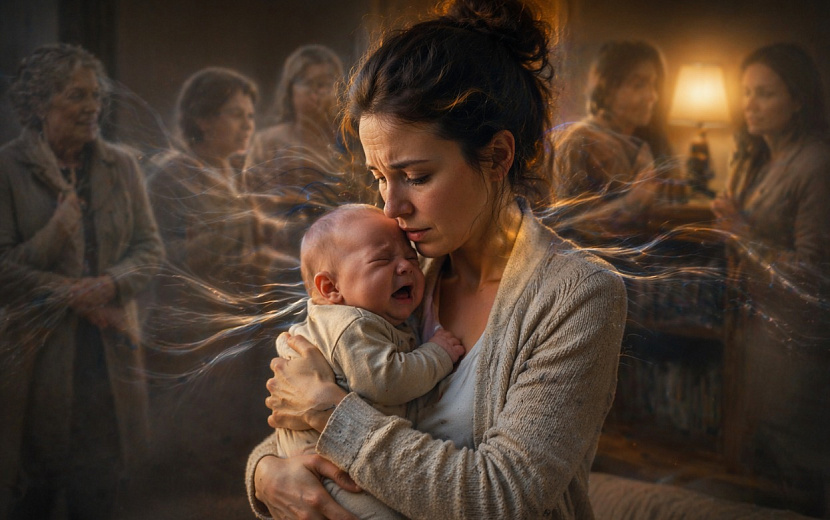 После внимания посторонних ребенок может резко изменить поведение –  это часто принимают за сглаз. Фото: Chat GPT